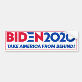 Biden 2020 - Amerika von hinten Autoaufkleber