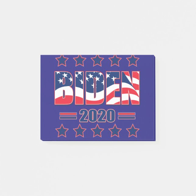 BIDEN-2020-Comeback-Kid Post-it Klebezettel (Vorderseite)