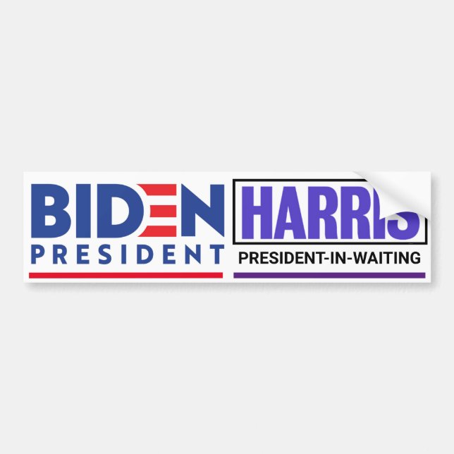 Biden 2020 / Harris in ? Autoaufkleber (Vorne)