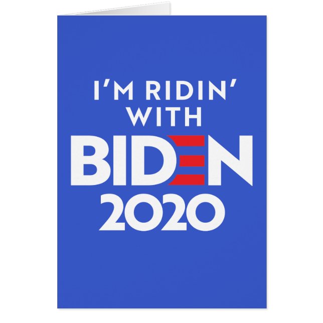 BIDEN 2020 - Ridin mit Biden (Vorne)