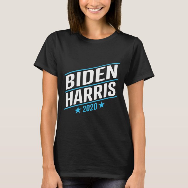 Biden 2020 und Kamala Harris auf dem Einzel-Ticket T-Shirt (Vorderseite)