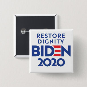 BIDEN 2020 - Wiederherstellung der Würde Button