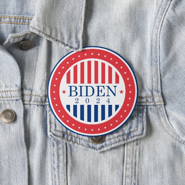 Biden 2024 button (Beispiel)