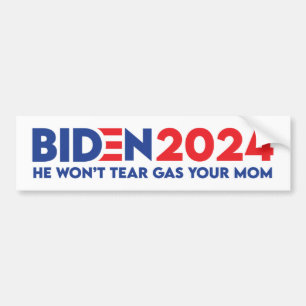 Biden 2024 Er wird deine Mama nicht ertränken Autoaufkleber