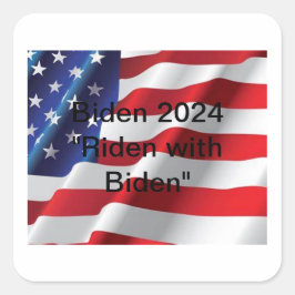Biden 2024 Stickers "Riden with Biden"