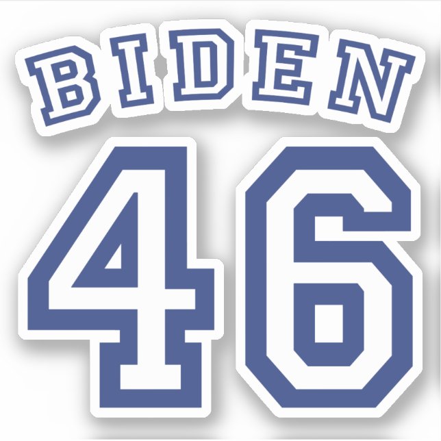 BIDEN 46 AUFKLEBER (Vorderseite)