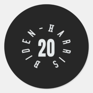Biden 46 Jersey Biden Harris 2020 Runder Aufkleber