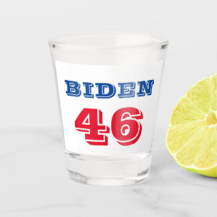 Biden 46 Kollegiatstil Schnapsglas