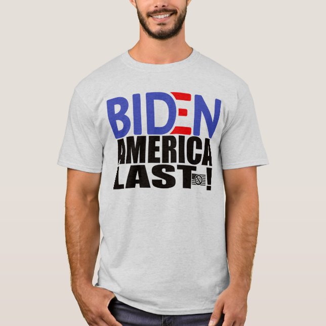 BIDEN-AMERIKA-LETZTER GRIFF T-Shirt (Vorderseite)