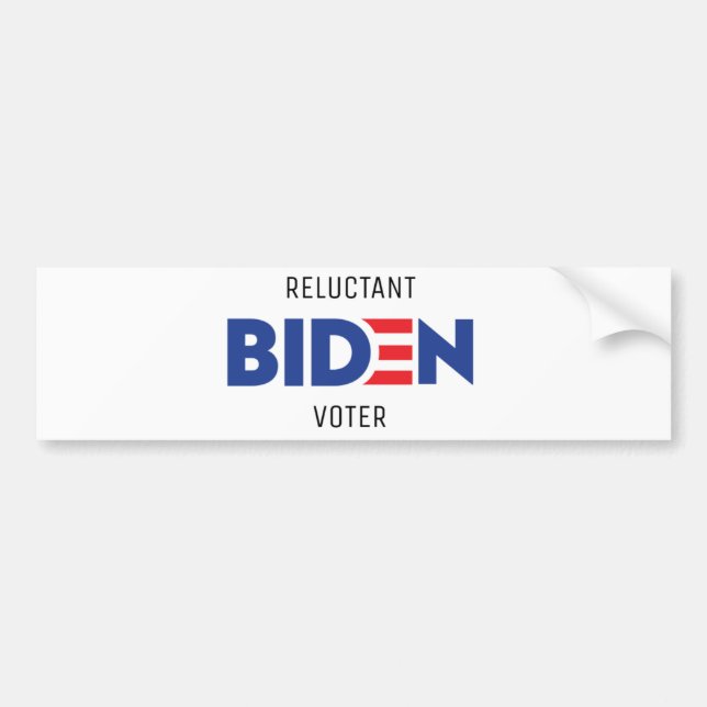 Biden Autoaufkleber für zögernde Wähler (Vorne)