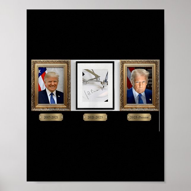 Biden Autopen Signature  Poster (Vorne)
