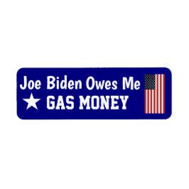 Biden besitzt Gas Money Label