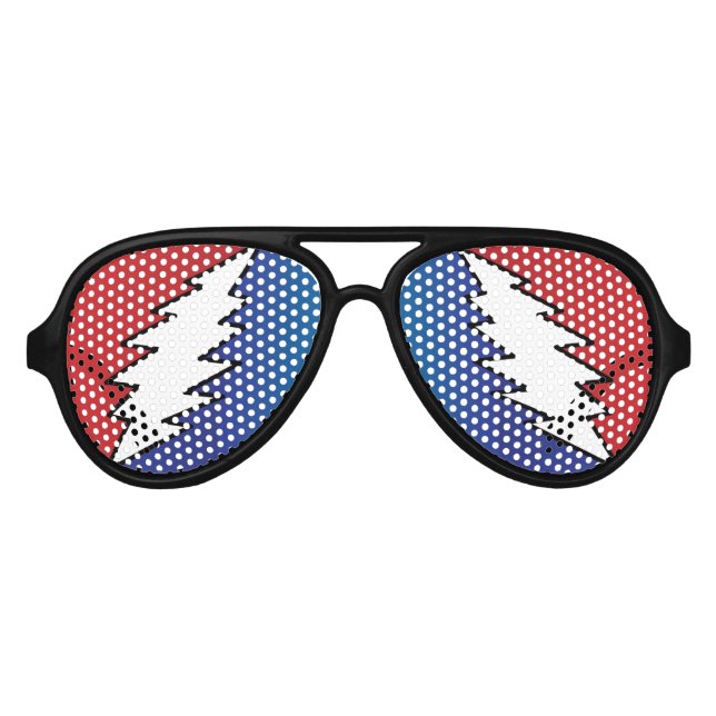 Biden Bolt Aviator Party-Sonnenbrille Partybrille (Vorderseite)