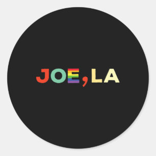 Biden Comma La Kamala Harris Funny Gay Pride Rainb Runder Aufkleber