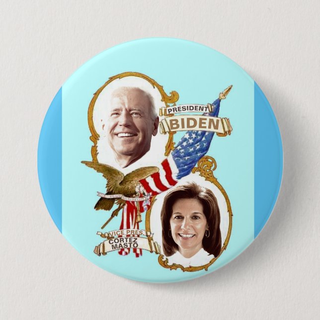 Biden/Cortez Masto 2020 Button (Vorderseite)