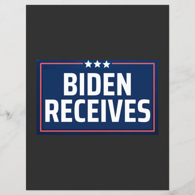 Biden erhält (Vorderseite)