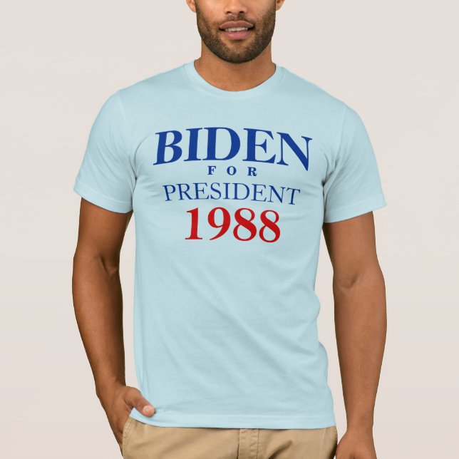 BIDEN, F   O   R, PRÄSIDENT, 1988 - besonders T-Shirt (Vorderseite)