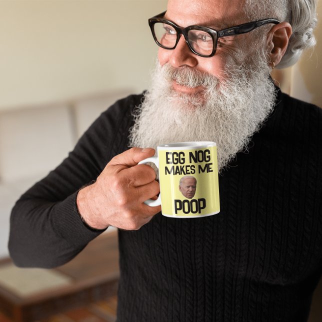 BIDEN FUNNY CHRISTMAS EGG NOG KACKE MICH KAFFEETASSE (Von Creator hochgeladen)
