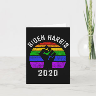 Biden Harris 2020 Black Lives Problem Lgbt Gay Pri Karte
