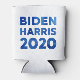 Biden Harris 2020 - Blauer Aquarelltext Dosenkühler
