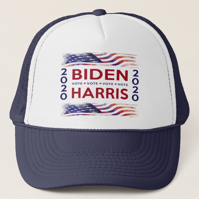 Biden Harris 2020 Die Demokratie steht auf der Abs Truckerkappe (Vorderseite)