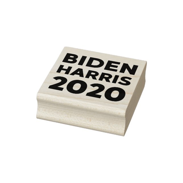 Biden Harris 2020 fett gedruckter Text Gummistempel (Stempel)