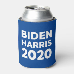 Biden Harris 2020: Fett gedruckter weißer Text zu  Dosenkühler