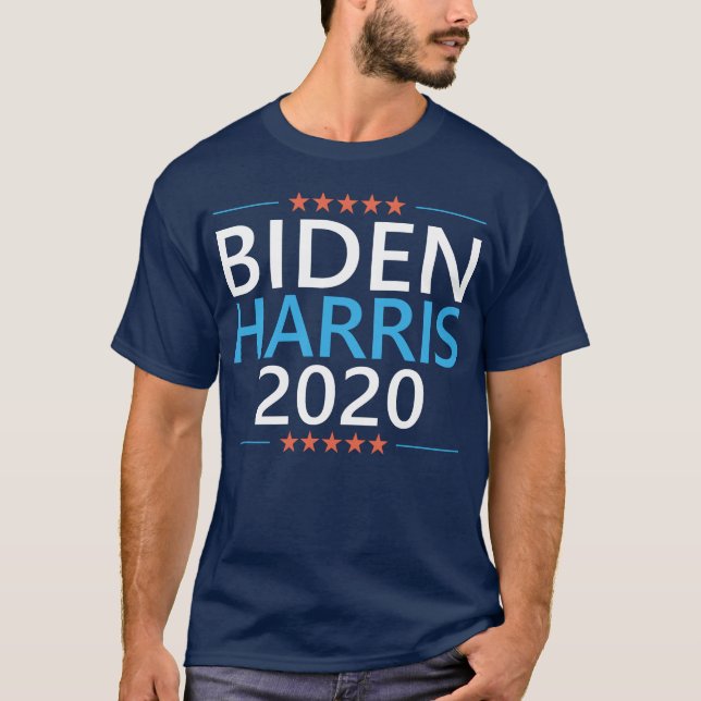 Biden Harris 2020 für die US-Präsidentschaftswahl T-Shirt (Vorderseite)
