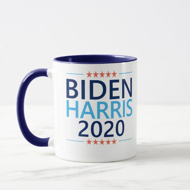 Biden Harris 2020 für die US-Präsidentschaftswahl Tasse (Links)