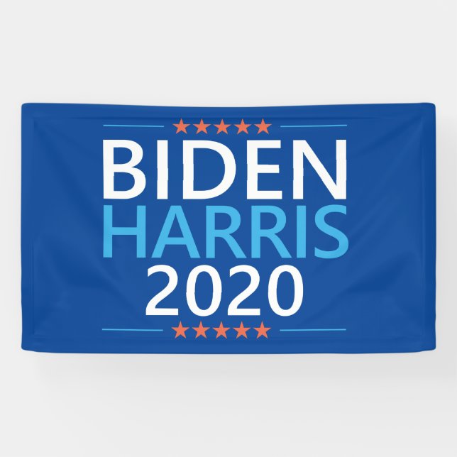 Biden Harris 2020 für Präsident Banner (Horizontal)