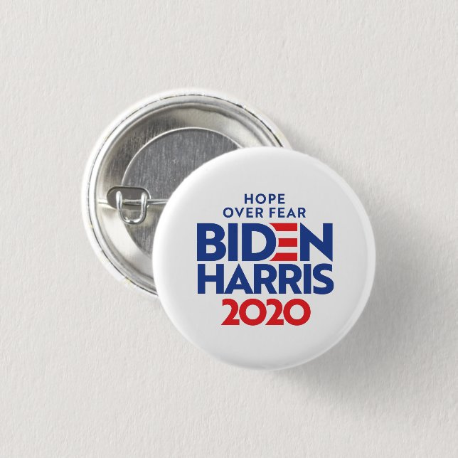 BIDEN HARRIS 2020 - Hoffnung aus Angst Button (Vorne & Hinten)