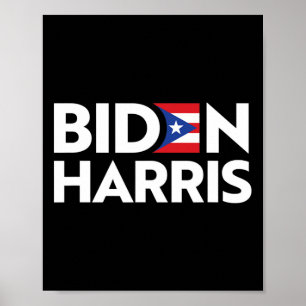 Biden Harris 2020 Joe Kamala für Pr Puerto Rico Ri Poster