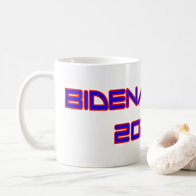 Biden/Harris 2020 Kaffeetasse (Mit Donut)