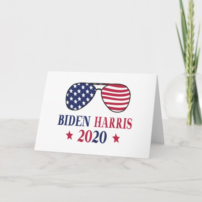Biden Harris 2020 Karte (Vorderseite)