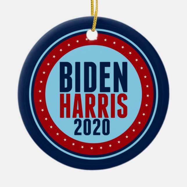 Biden Harris 2020 Keramik Ornament (Vorne)
