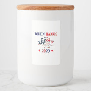 Biden Harris 2020 Lebensmitteletikett