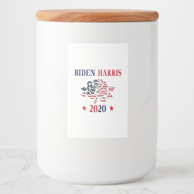 Biden Harris 2020 Lebensmitteletikett (Vorderseite)