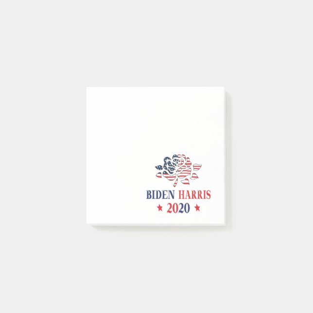Biden Harris 2020 Post-it Klebezettel (Vorderseite)