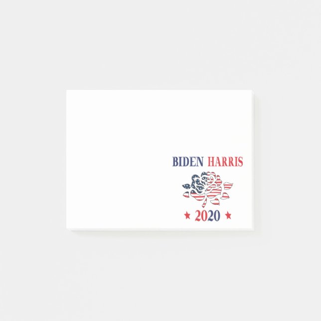 Biden Harris 2020 Post-it Klebezettel (Vorderseite)
