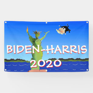 Biden Harris 2020 Präsidentschaftswahlrecht als T Banner