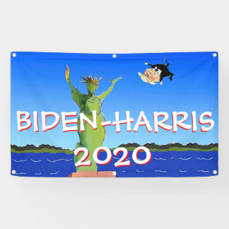 Biden Harris 2020 Präsidentschaftswahlrecht als Tr Banner