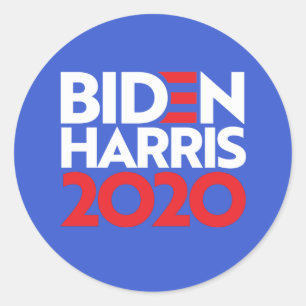 BIDEN HARRIS 2020 RUNDER AUFKLEBER