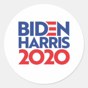 BIDEN HARRIS 2020 RUNDER AUFKLEBER
