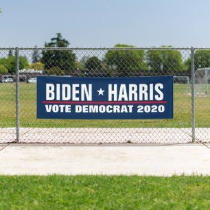 Biden Harris 2020 Wahl demokratischer Politiker Banner