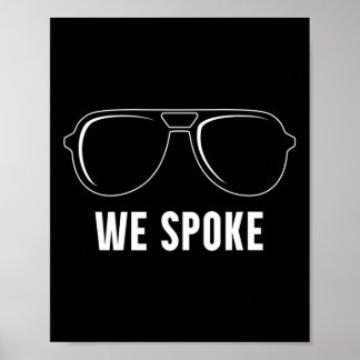 Biden Harris 2020 Wir sprechen über Wahlsieg Poster