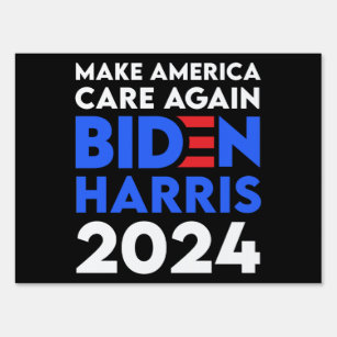 Biden / Harris - 2024 - Amerika wieder wichtig mac Gartenschild