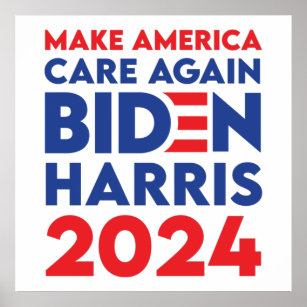 Biden / Harris - 2024 - Amerika wieder wichtig mac Poster