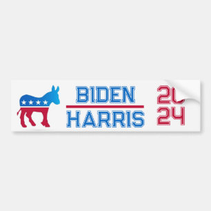 Biden Harris 2024 Autoaufkleber