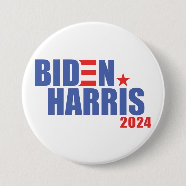 Biden/Harris 2024 Button (Vorderseite)