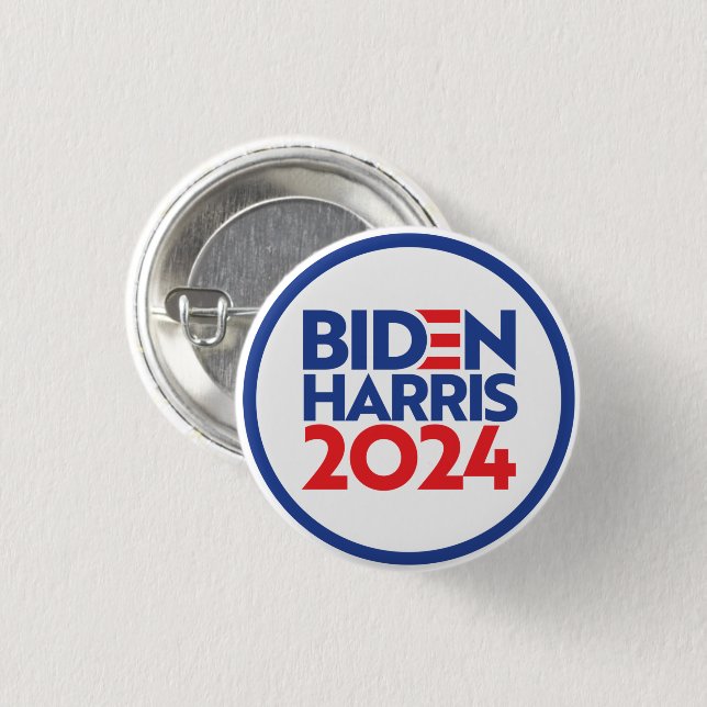 Biden Harris 2024 Button (Vorne & Hinten)